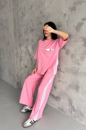 209905 TOPTAN PEMBE EŞOFMAN TAKIM