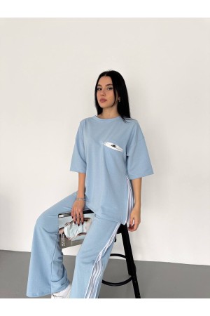 209906 TOPTAN BEBE MAVİ EŞOFMAN TAKIM