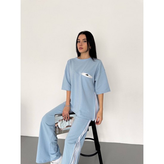 209906 TOPTAN BEBE MAVİ EŞOFMAN TAKIM