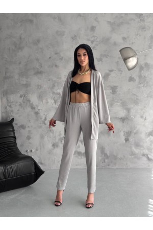 209913 Grey Pants suit