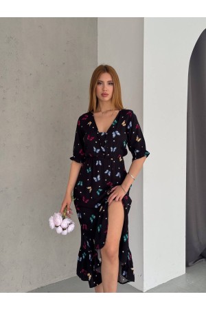 209946 TOPTAN DESENLİ ELBİSE