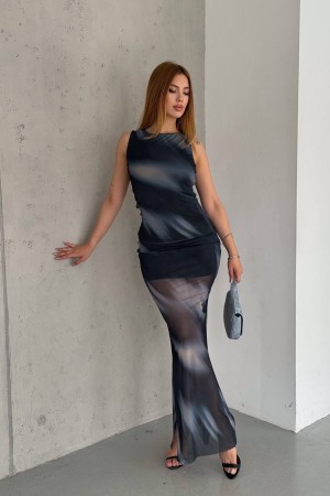 209950 patterned DRESS