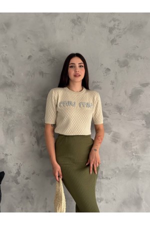 209985 TOPTAN BEJ TSHIRT