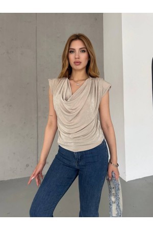 209996 TOPTAN BEJ BLUZ