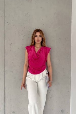 209997 TOPTAN FUŞYA BLUZ