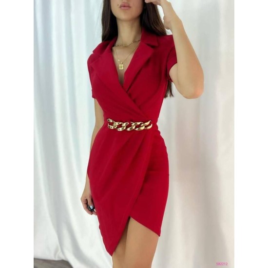 210256 red DRESS