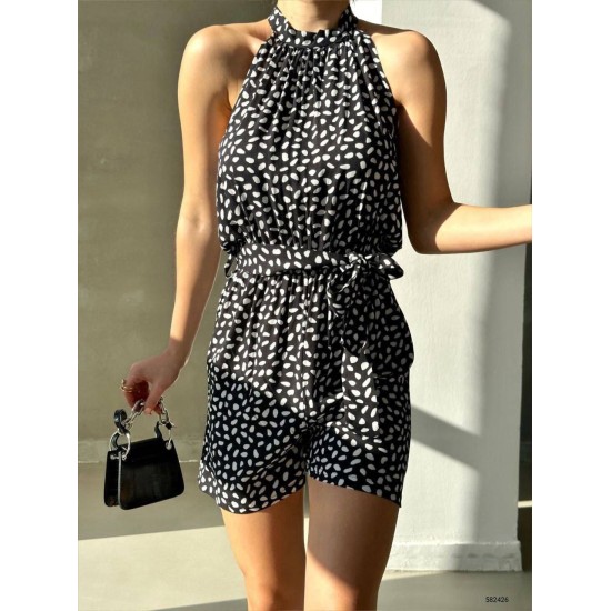 210267 patterned OVERALLS