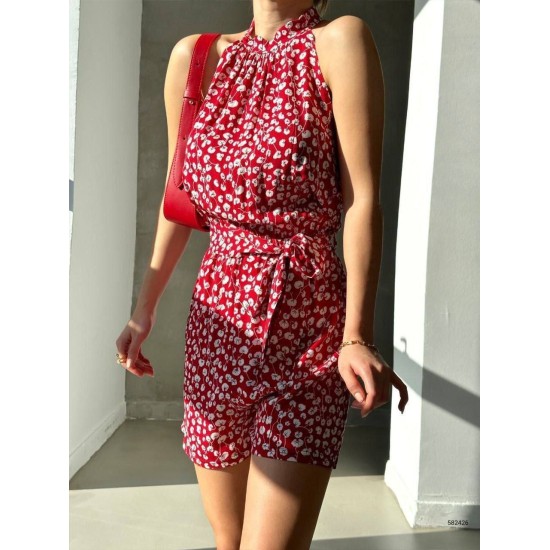 210268 patterned OVERALLS