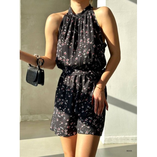 210269 patterned OVERALLS