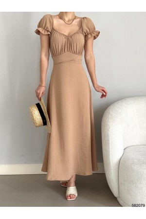 210334 TOPTAN BEJ ELBİSE