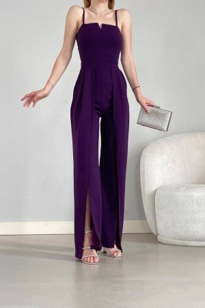 210337 purple OVERALLS
