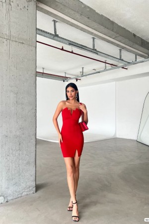 210352 TOPTAN KIRMIZI ABİYE