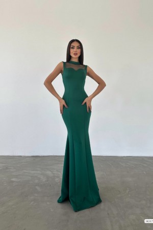 210357 Emerald Green Evening dress