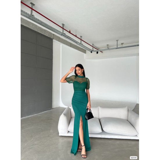 210364 Emerald Green Evening dress