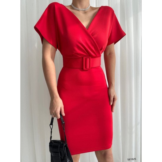 210375 red DRESS