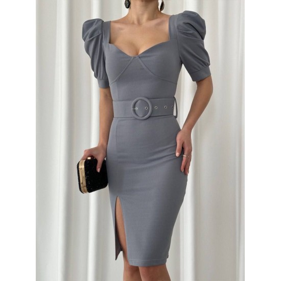 210421 Grey DRESS