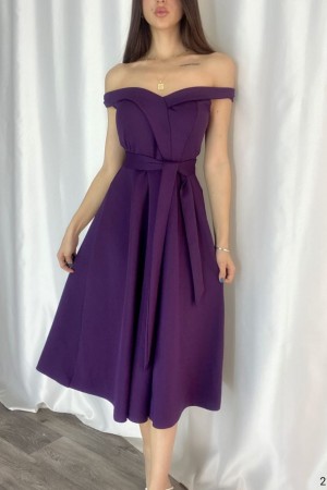210431 purple Evening dress