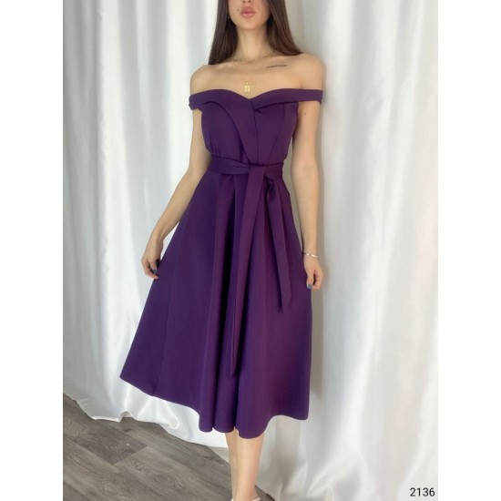 210431 purple Evening dress