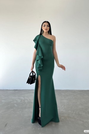 210435 Emerald Green Evening dress