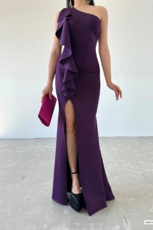 210438 purple Evening dress