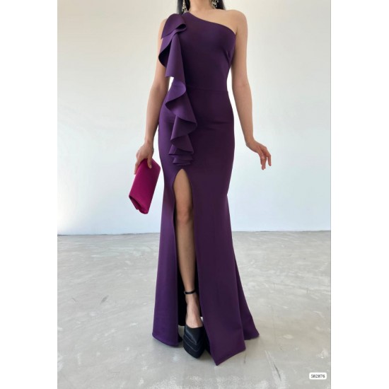 210438 purple Evening dress