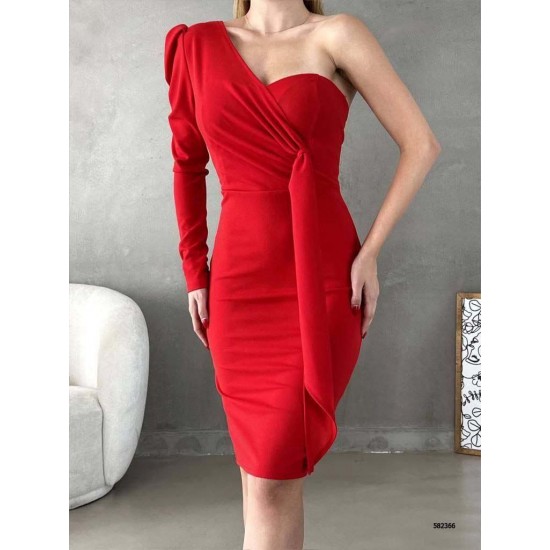 210446 red Evening dress