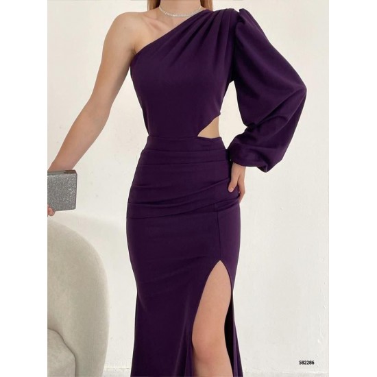 210451 purple Evening dress