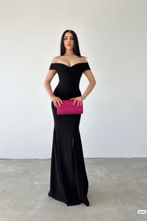 210465 TOPTAN SİYAH ABİYE