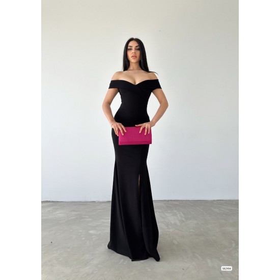 210465 TOPTAN SİYAH ABİYE