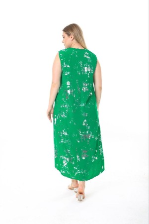 210993 GREEN DRESS