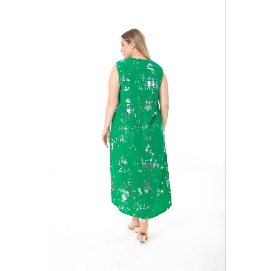 210993 GREEN DRESS