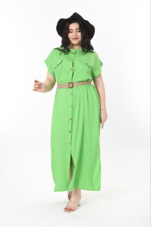 210996 GREEN DRESS