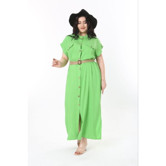 210996 GREEN DRESS