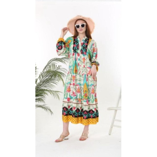 211138 patterned DRESS