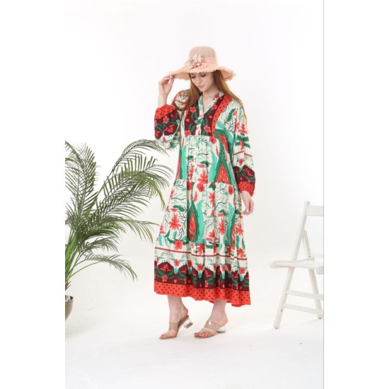 211139 patterned DRESS