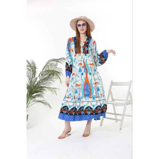 211140 patterned DRESS