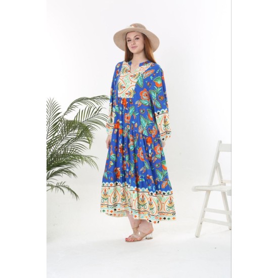 211142 patterned DRESS