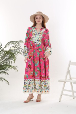 211143 patterned DRESS