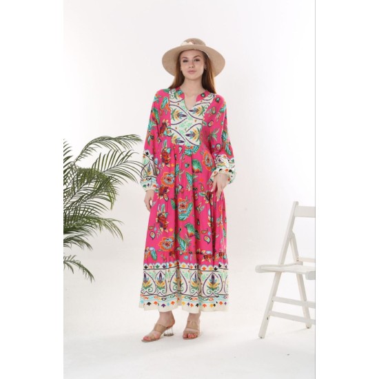 211143 patterned DRESS