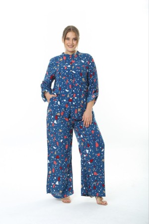 211156 TOPTAN DESENLİ PANTOLON TAKIM