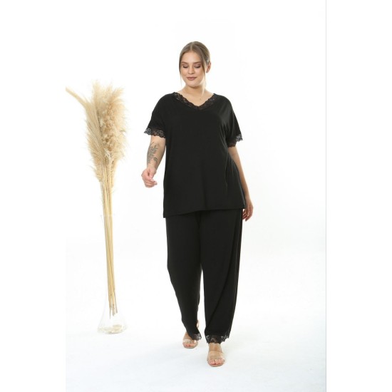 211159 black Pants suit