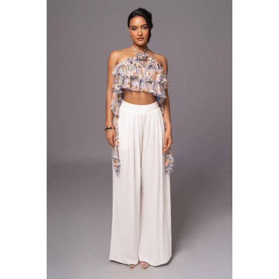 211377 white Pants suit