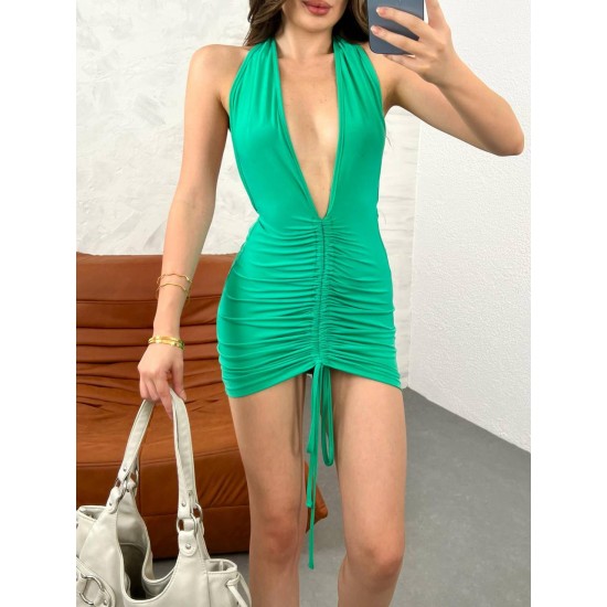 211393 GREEN DRESS