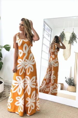 211417 patterned OVERALLS