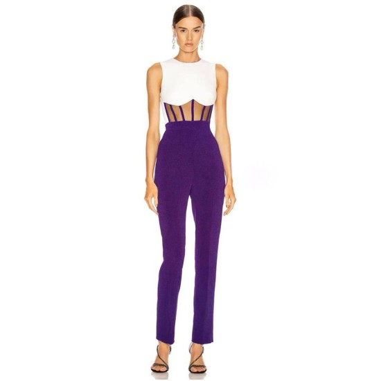 211434 purple OVERALLS