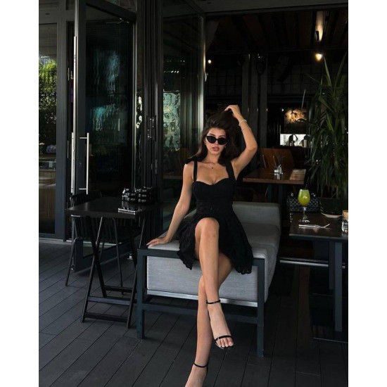 211441 black Evening dress