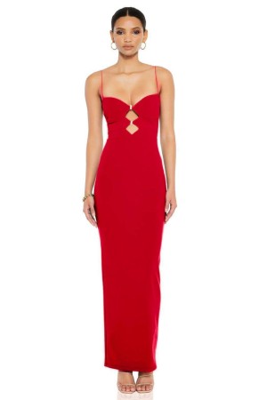 211463 TOPTAN KIRMIZI ABİYE