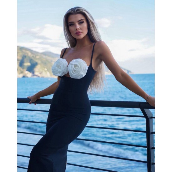 211479 black Evening dress