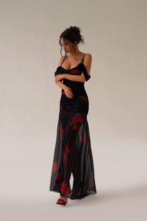 211484 black Evening dress