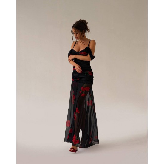 211484 black Evening dress